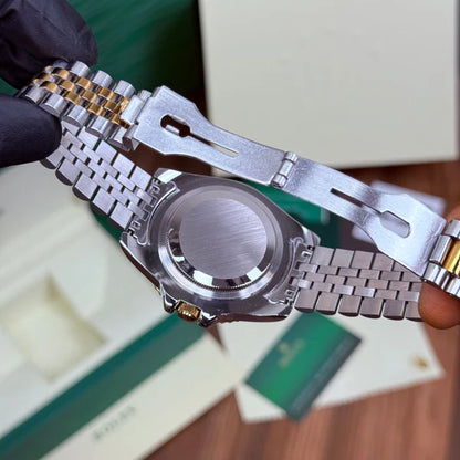 Rolex Automatic truetone with scelton golden white dial