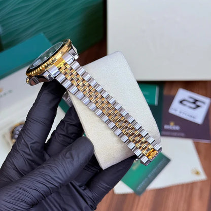 Rolex Automatic truetone with scelton golden white dial