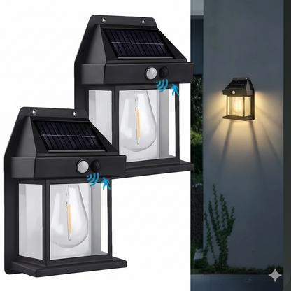 Sogo Solar Motion Sensor Wall Lamp
