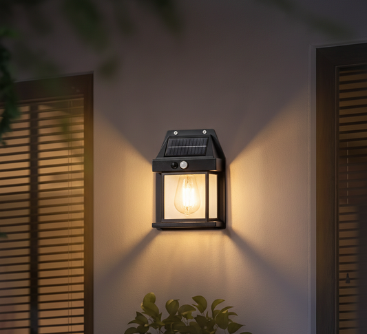 Sogo Solar Motion Sensor Wall Lamp